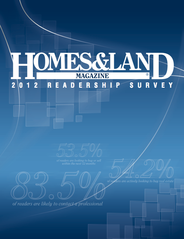 Homes & Land readership survey cover